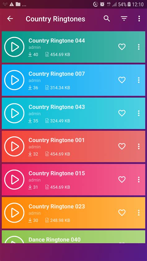 M4R (iPhone, iOS) and MP3 (Android) formats are offered and this means that the list of supported models is unlimited. . Android phone ringtone download